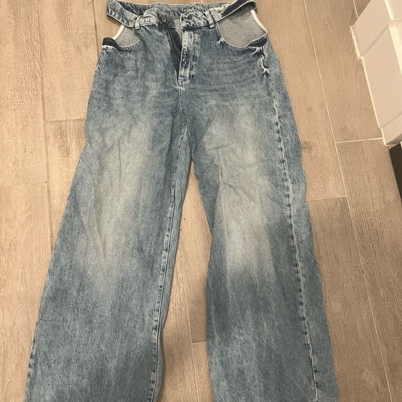 Men's Relaxed Jeans - Blue - Picture 2 of 4